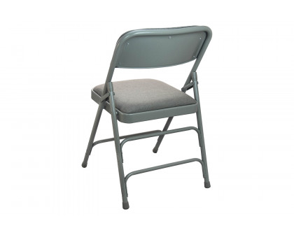 BLNK Advantage Padded Metal Folding Chair - Gray