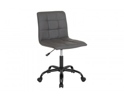 BLNK Sorrento LeatherSoft Home and Office Task Chair - Gray