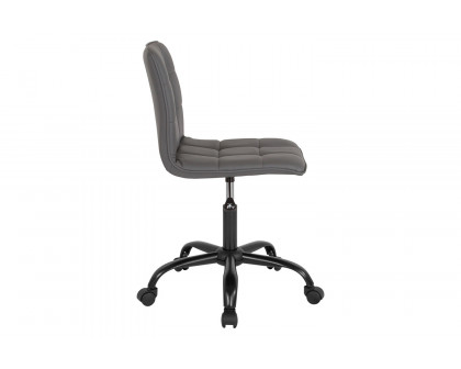 BLNK Sorrento LeatherSoft Home and Office Task Chair - Gray