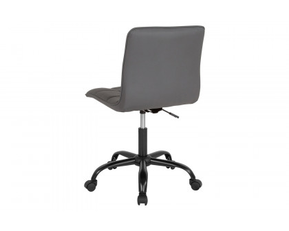 BLNK Sorrento LeatherSoft Home and Office Task Chair - Gray