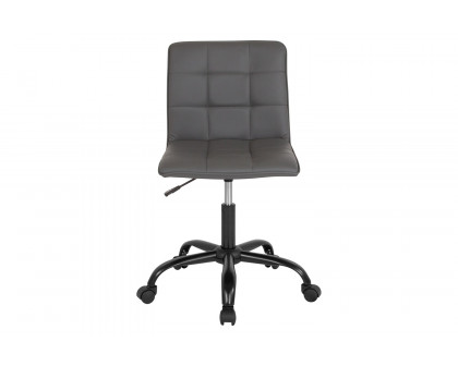 BLNK Sorrento LeatherSoft Home and Office Task Chair - Gray