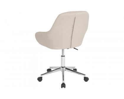 BLNK Cortana Fabric Home and Office Mid-Back Chair - Beige