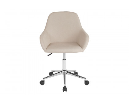 BLNK Cortana Fabric Home and Office Mid-Back Chair - Beige