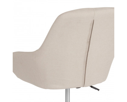 BLNK Cortana Fabric Home and Office Mid-Back Chair - Beige