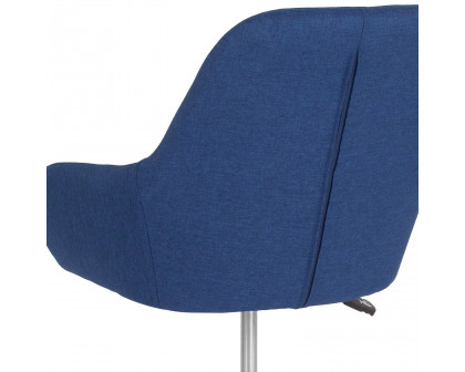 BLNK Cortana Fabric Home and Office Mid-Back Chair - Blue