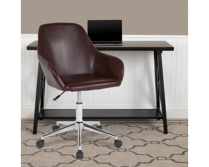 BLNK Cortana LeatherSoft Home and Office Mid-Back Chair