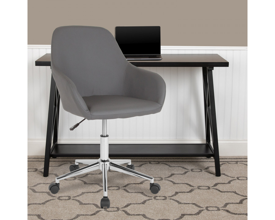 BLNK Cortana LeatherSoft Home and Office Mid-Back Chair