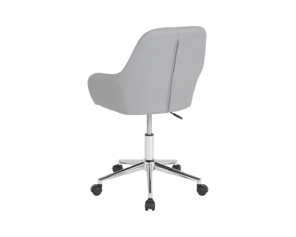 BLNK Cortana Fabric Home and Office Mid-Back Chair - Light Gray