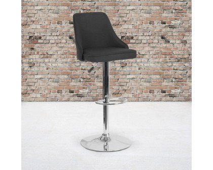 BLNK Trieste Fabric Adjustable Height Bar Stool