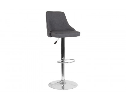 BLNK Trieste Fabric Adjustable Height Bar Stool