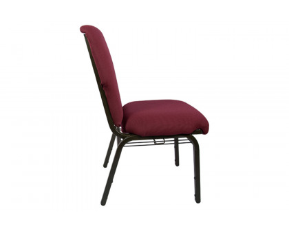 BLNK™ Advantage Discount Church Chair - Maroon, 21"W