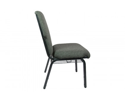 BLNK™ Advantage Discount Church Chair - Charcoal Gray, 21"W