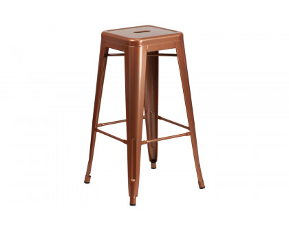 BLNK Kai Commercial Backless Indoor-Outdoor Bar Stool