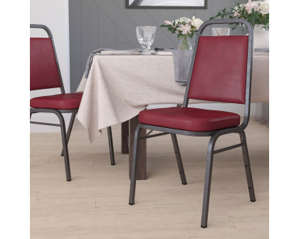 BLNK HERCULES Series Vinyl Trapezoidal Back Stacking Banquet Chair