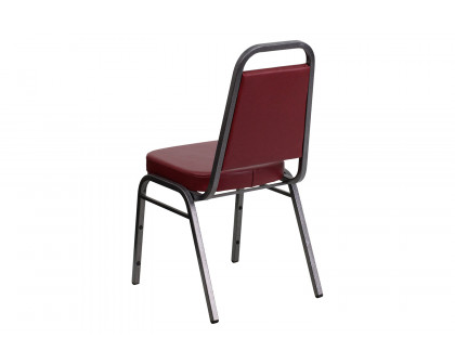 BLNK™ HERCULES Series Vinyl Trapezoidal Back Stacking Banquet Chair - Burgundy, 36"H