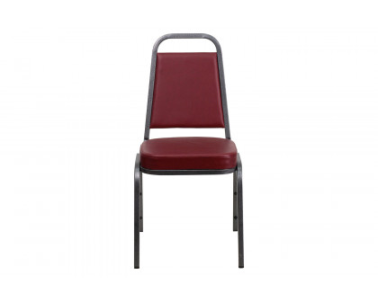 BLNK™ HERCULES Series Vinyl Trapezoidal Back Stacking Banquet Chair - Burgundy, 36"H