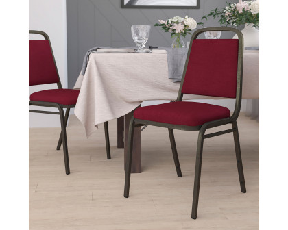 BLNK HERCULES Series Fabric Trapezoidal Back Stacking Banquet Chair