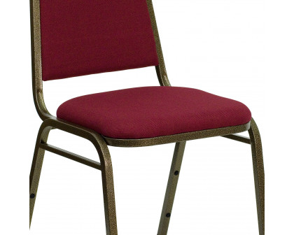 BLNK HERCULES Series Fabric Trapezoidal Back Stacking Banquet Chair - Red