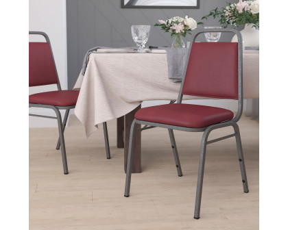 BLNK HERCULES Series Vinyl Trapezoidal Back Stacking Banquet Chair