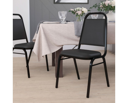 BLNK HERCULES Series Vinyl Trapezoidal Back Stacking Banquet Chair