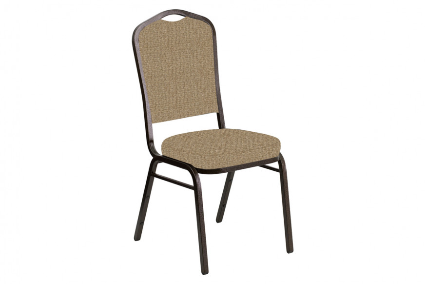 BLNK™ Crown Back Banquet Chair in Interweave with Gold Vein Frame - Tumbleweed