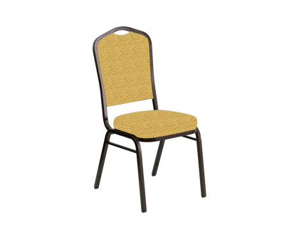 BLNK Crown Back Banquet Chair in Lancaster with Gold Vein Frame