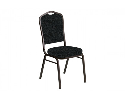 BLNK Crown Back Banquet Chair in Lancaster with Gold Vein Frame