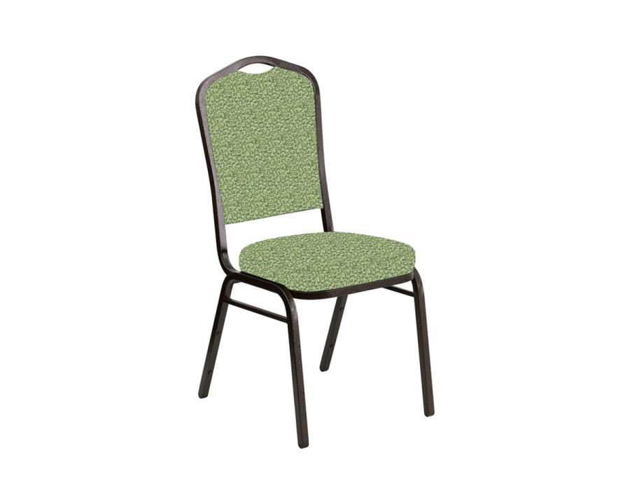 BLNK Crown Back Banquet Chair in Lancaster with Gold Vein Frame