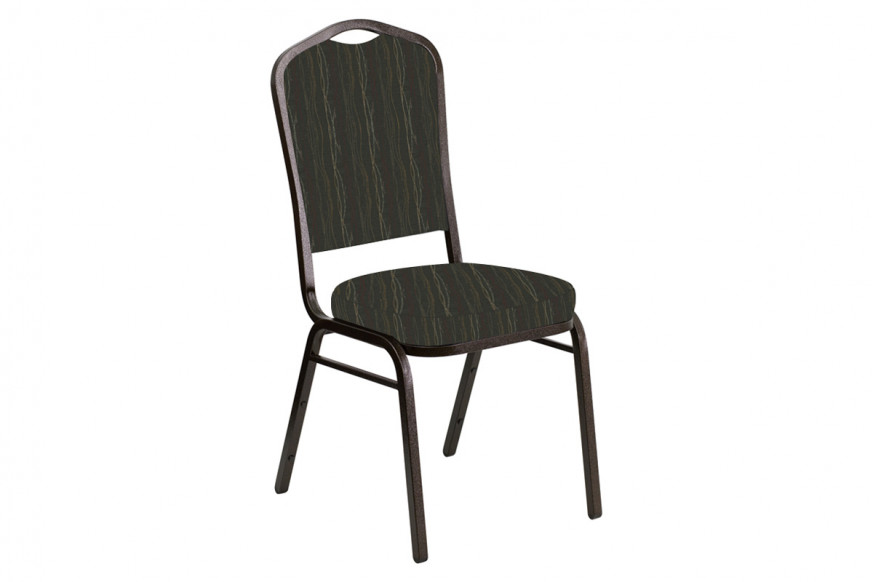 BLNK™ Crown Back Banquet Chair in Mystery with Gold Vein Frame - Willow