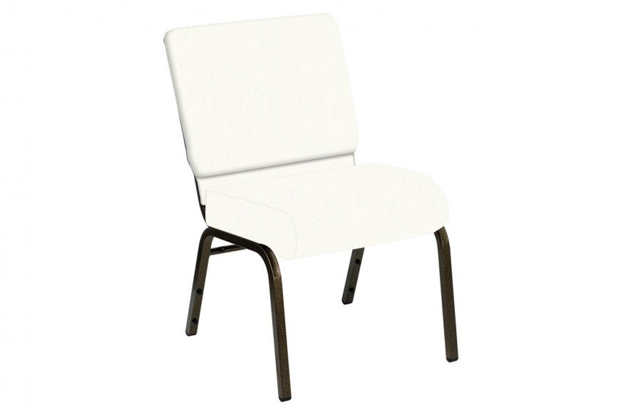 BLNK™ HERCULES Series Church Chair in E-Z Marine Vinyl with Gold Vein Frame - 21"W