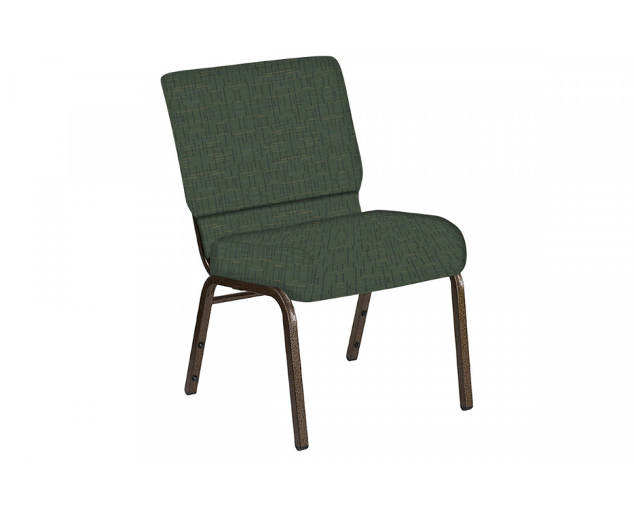 BLNK Church Chair in Amaze with Gold Vein Frame - Clover, 21"W