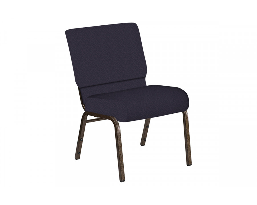 BLNK Church Chair in Bonaire with Gold Vein Frame - Duke, 21"W