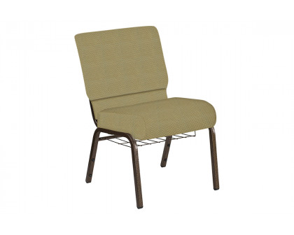 BLNK Church Chair in Canterbury with Gold Vein Frame