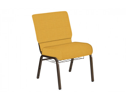 BLNK Church Chair in Canterbury with Gold Vein Frame