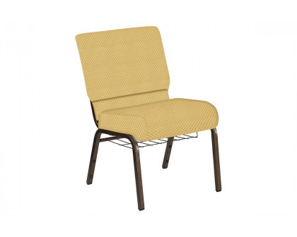 BLNK Church Chair in Canterbury with Gold Vein Frame