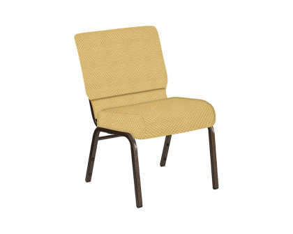 BLNK Church Chair in Canterbury with Gold Vein Frame