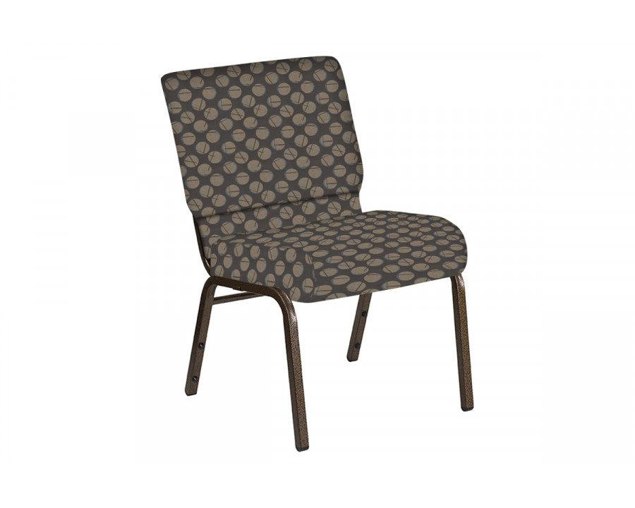 BLNK Church Chair in Cirque with Gold Vein Frame - Sable, 21"W