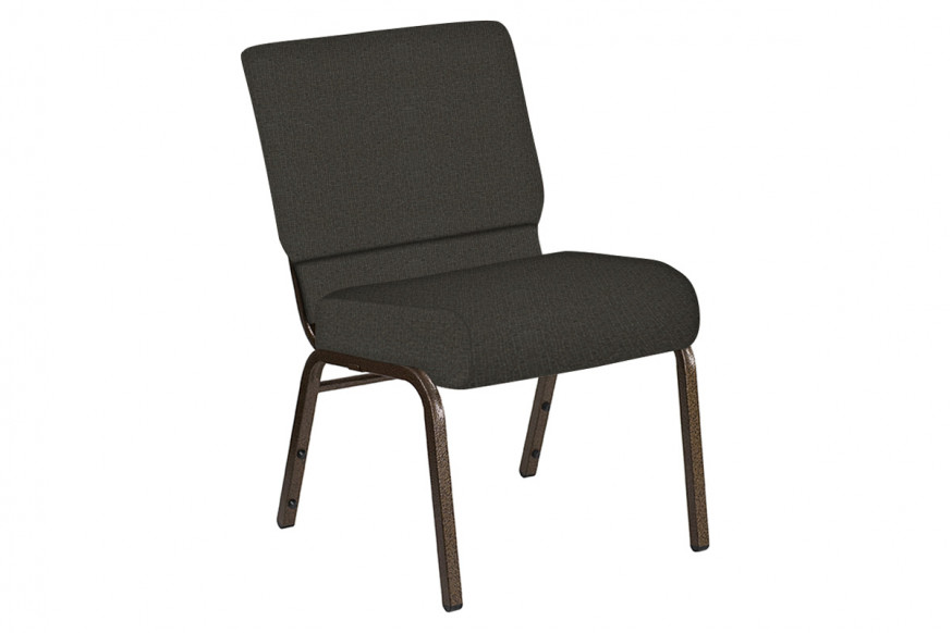 BLNK™ Church Chair in Cobblestone with Gold Vein Frame - Wintermoss, 21"W