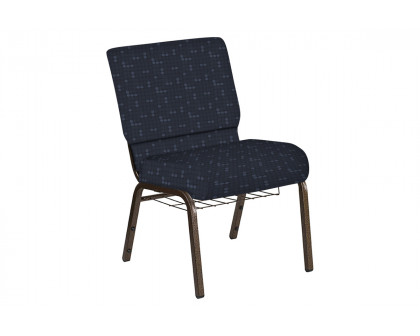 BLNK Church Chair in Eclipse with Gold Vein Frame