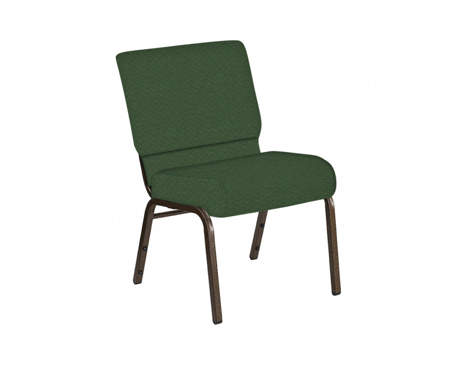 BLNK Church Chair in Fiji with Gold Vein Frame - Aloe, 21"W