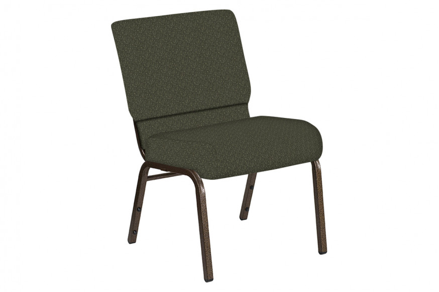 BLNK™ Church Chair in Mirage with Gold Vein Frame - Fern, 21"W