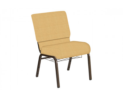 BLNK Church Chair in Neptune with Gold Vein Frame