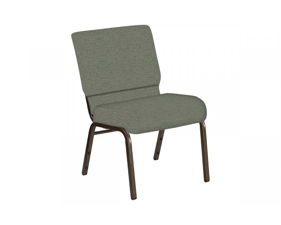 BLNK Church Chair in Ravine with Gold Vein Frame - Thyme, 21"W