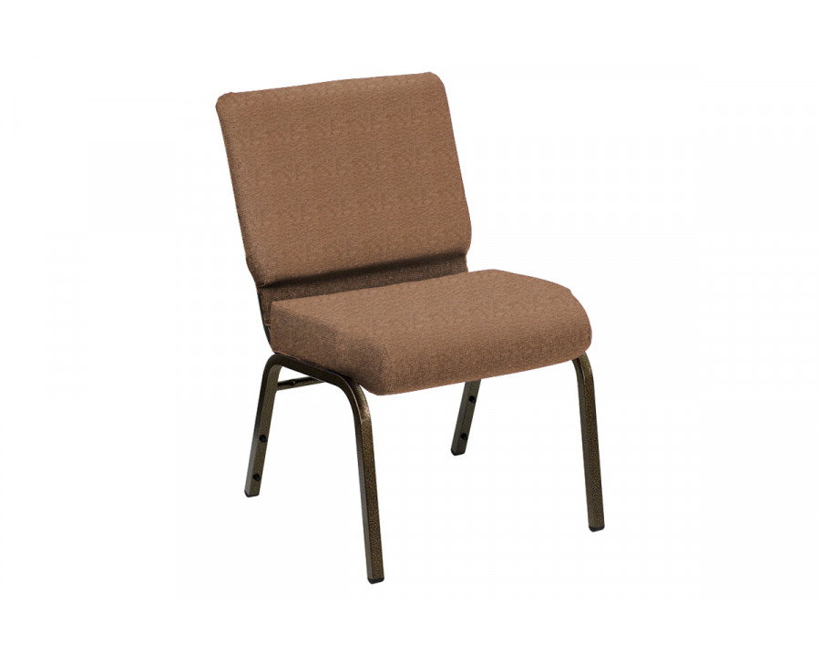 BLNK HERCULES Series Church Chair in Shire with Gold Vein Frame - Acorn, 21"W