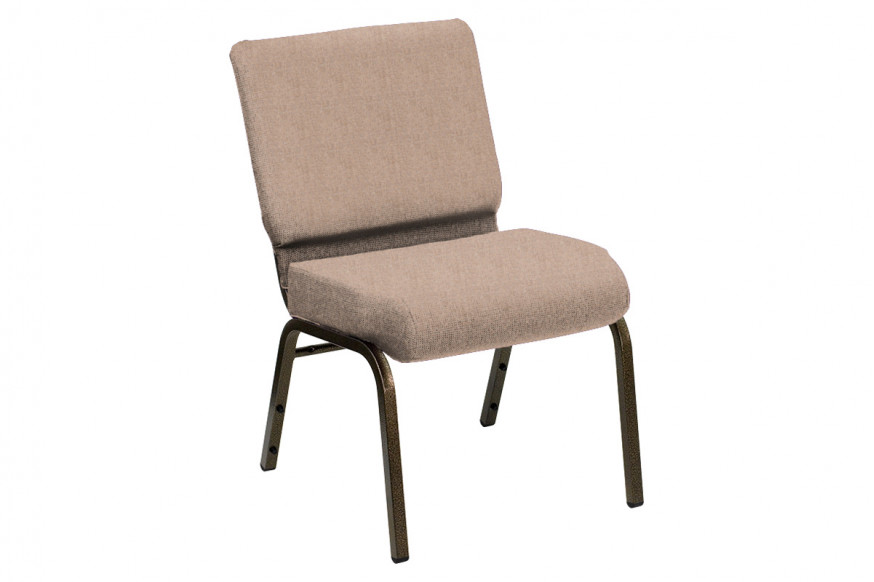 BLNK™ HERCULES Series Church Chair in Shire with Gold Vein Frame - Canvas, 21"W