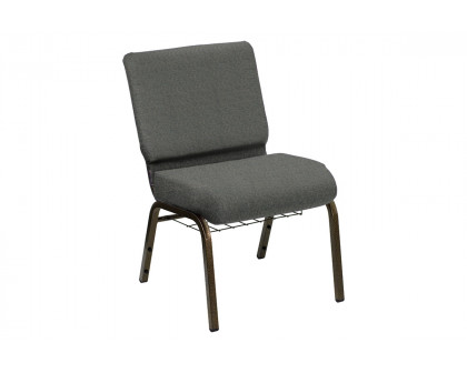 BLNK - HERCULES Series Church Chair in Shire with Gold Vein Frame