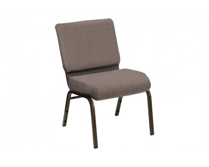 BLNK - HERCULES Series Church Chair in Shire with Gold Vein Frame