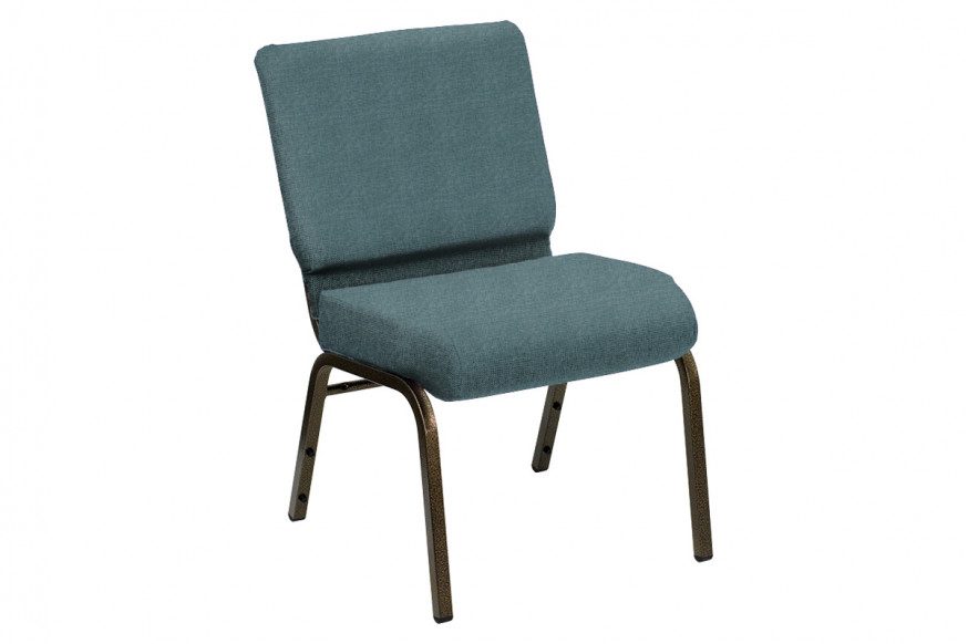 BLNK™ HERCULES Series Church Chair in Shire with Gold Vein Frame - Pine, 21"W