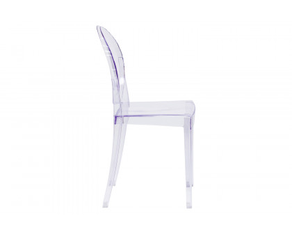 BLNK - Cheryl Ghost Side Chair in Transparent Crystal