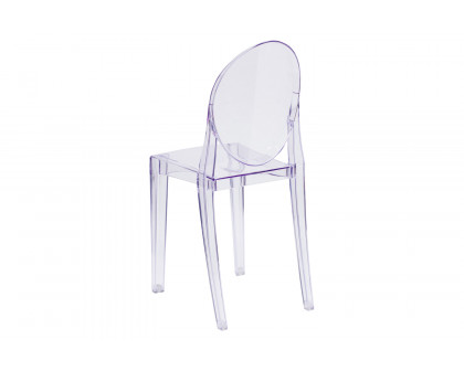 BLNK - Cheryl Ghost Side Chair in Transparent Crystal